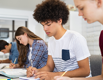 Students in classroom